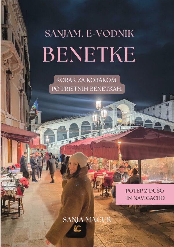 Naslovnica SANJAM. e-vodnik Benetke novo
